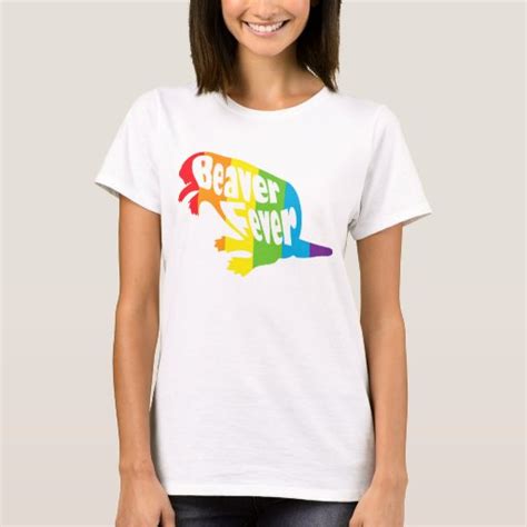 Beaver Fever Funny Lesbian Lgbt Pride T Shirt Zazzle