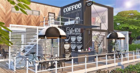 Sims4 Container Coffee Shop Updated 20190728 Ruby Red Sims