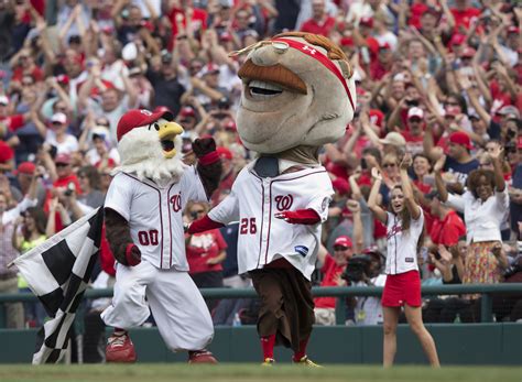 Washington Nationals Presidential Mascots To Run With Veep Character