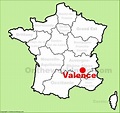 Valence Maps | France | Discover Valence with Detailed Maps