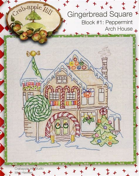 Crabapple Hill Studio Designs Gingerbread Square Bom Complete Set