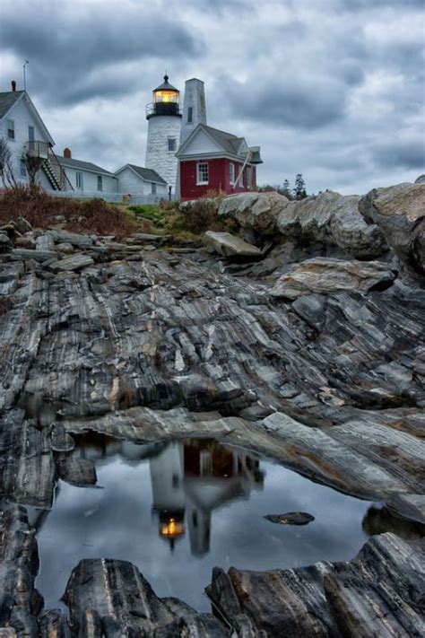 Portugal Pemaquid Lighthouse Maine Iluminação De Casa Lugares