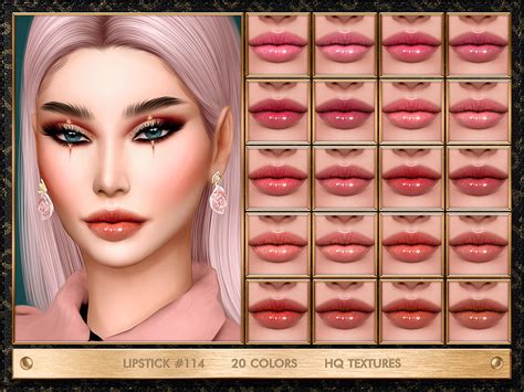 Sims Cc Maxis Match Lipstick Infoupdate Org