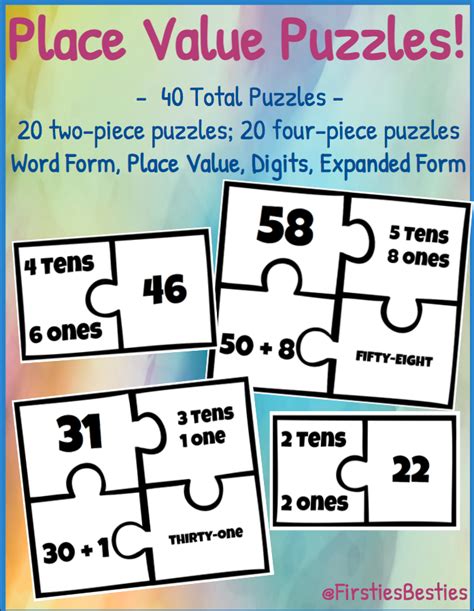40 Total Puzzles20 Two Piece Puzzles 20 Four Piece Puzzlesword Form