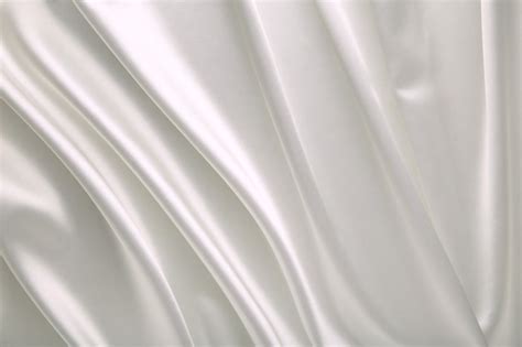 Premium Photo White Satin Fabric As A Background
