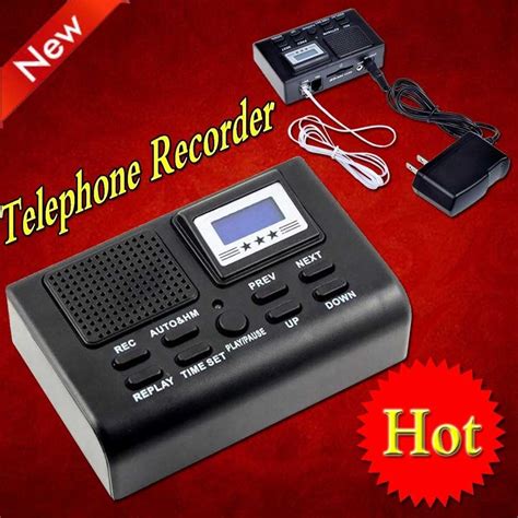 Telephone Recordersourcingbay Digital Voice Recorder Box Home Landline