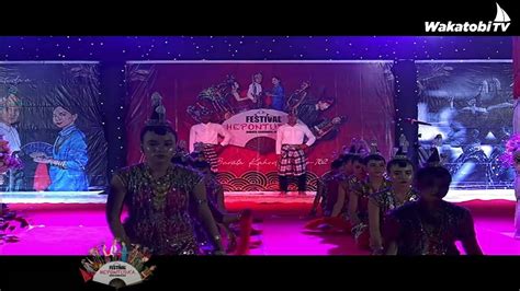 tari lariangi limbo watole festival hepontuda a barata kahedupa 2022 wakatobi tv youtube