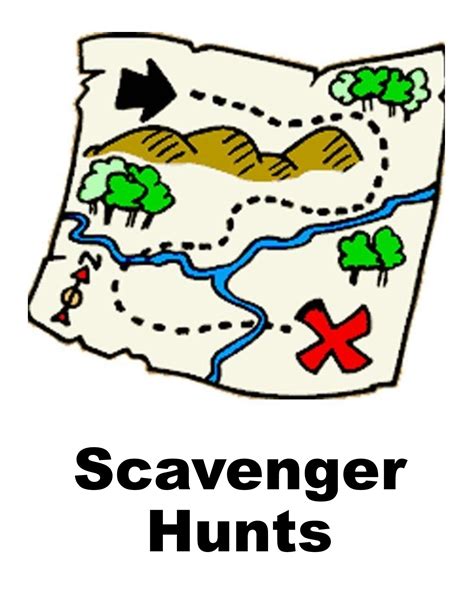 Adult Scavenger Hunt Clipart