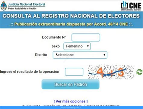 El objetivo es que la ciudadanía habilitada para votar pueda efectuar consultas y hacer los reclamos pertinentes sobre sus datos. 🥇 Buscar Por Nombre En Los Padrones Electorales En ...