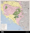 1993 bosnia map hi-res stock photography and images - Alamy