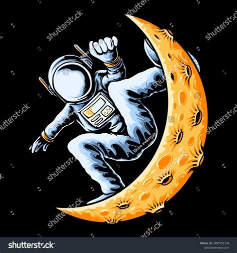 Astronaut Saturn Images Stock Photos And Vectors Shutterstock