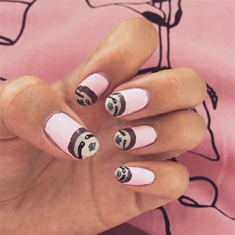 10 Sloth Inspired Manicures That Are Equally Quirky And Delightful