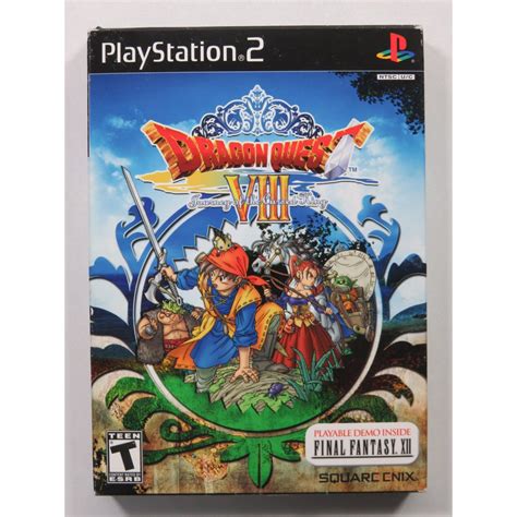 Dragon Quest Viii Journey Of The Cursed King For Playstation 2 Sealed