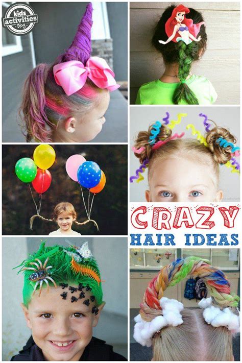 21 Silly Wacky And Easy Crazy Hair Day Ideas For School Crazy Hair