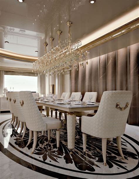 Numero Tre Collection http://www.turri.it Luxury yacht dining room