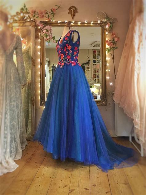 Colourful Embroidered Wedding Dress Joanne Fleming Design Blog