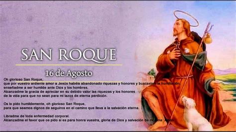 OraciÓn A San Roque Youtube