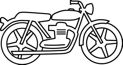 Motorcycle Drawing Easy Free Download On Clipartmag