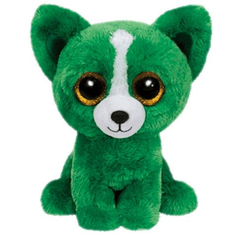 Ty Inc Beanie Boos Dill The Green Dog 6