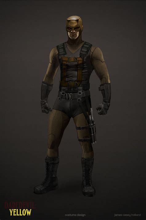 Daredevil Yellow Fan Art Costume Concept Design James Casey Holland