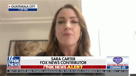 Fox News Contributor Sara Carter Is Reporting On The Caravanbut Not