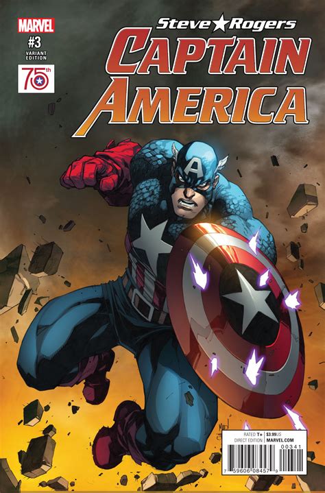 Captain America Steve Rogers 3 75th Anniversary Cover Fresh Comics