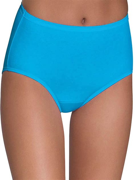 Fruit Of The Loom Womens Underwear Cotton Assorted Covered Waistband