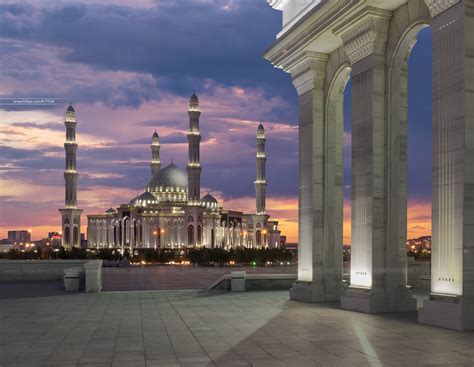 Hazret Sultan Mosque Nur Sultan Astana City Kazakhstan Flickr