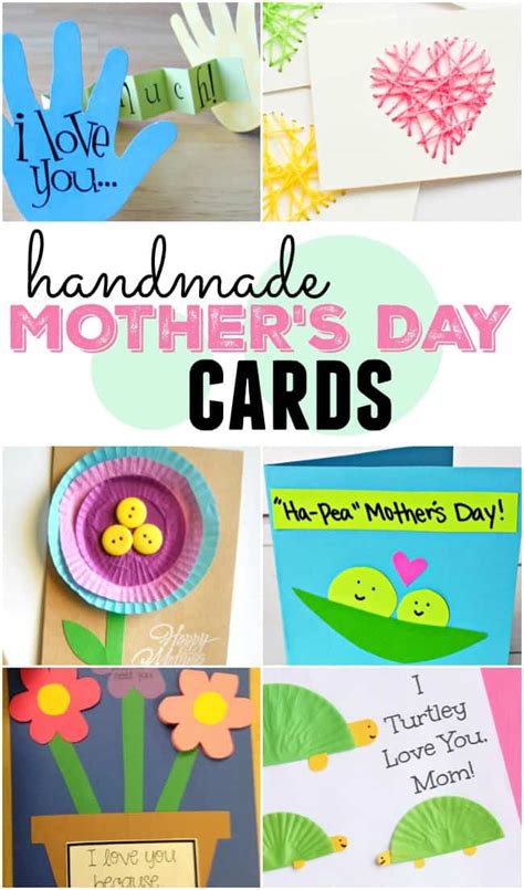 This cute homemade mother's day card idea is definitely a keeper… let your child draw their own expanding hug on a card! Handmade Mother's Day Cards | Today's Creative Ideas