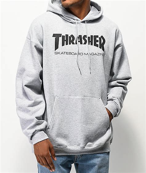 Thrasher Skate Mag Grey Hoodie Zumiez