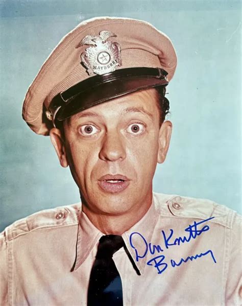 don knotts signed 8x10 color photo barney fife andy griffith d 2006 coa 51 00 picclick