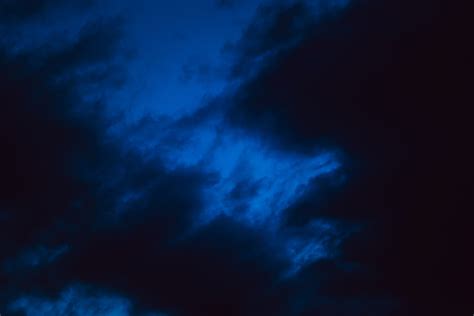 Cloudy Night Sky Background