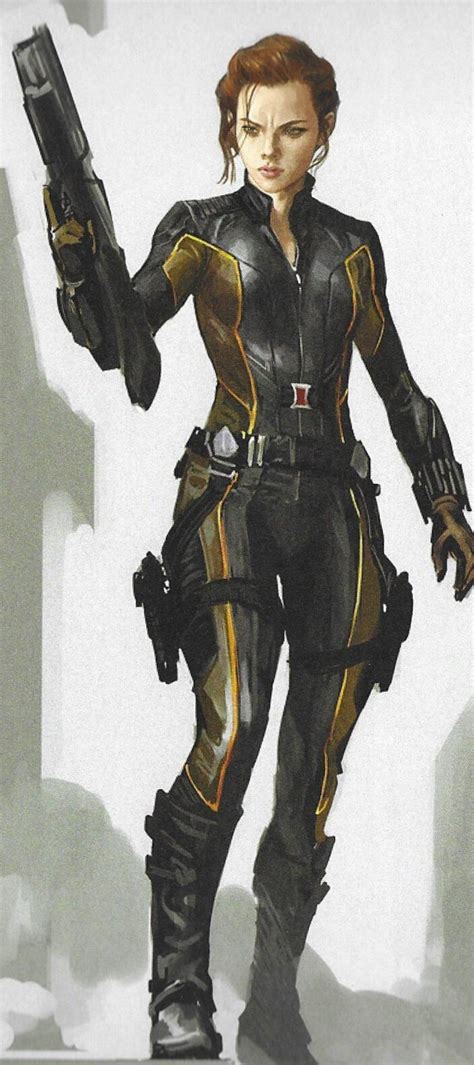 Civil war, natasha romanoff (scarlett johansson). Alternate Costume Designs For Black Widow and Hawkeye in ...