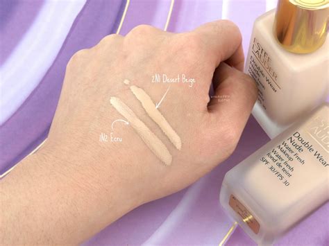 Estee Lauder Double Wear Nude Water Fresh Makeup Review And Swatches