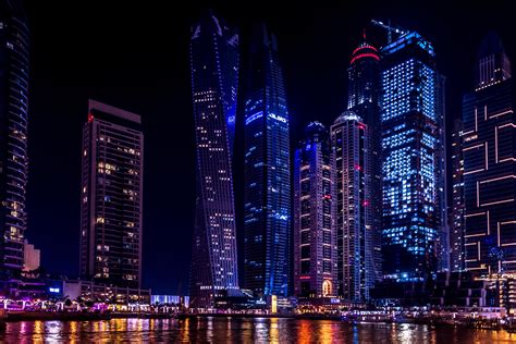 Downtown Dubai Cityscape Wallpapers Wallpaper Cave