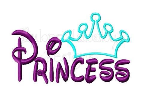 Disney Princess Machine Embroidery Design By Hoopmamaembroidery