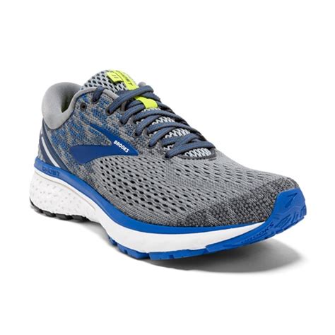 Brooks Mens Ghost 11 Grey Blue Silver Brooks20200565 9155