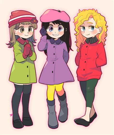 Girls By Hakurinn0215 South Park Anime South Park Characters South