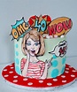 Pop art in cream | Cartoon cake, Funny birthday cakes, Funny cake