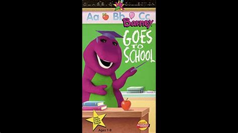 Barney Goes To School 1996 Vhs Youtube
