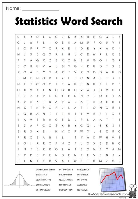 Statistics Word Search In 2021 Worksheets For Kids Free Printable
