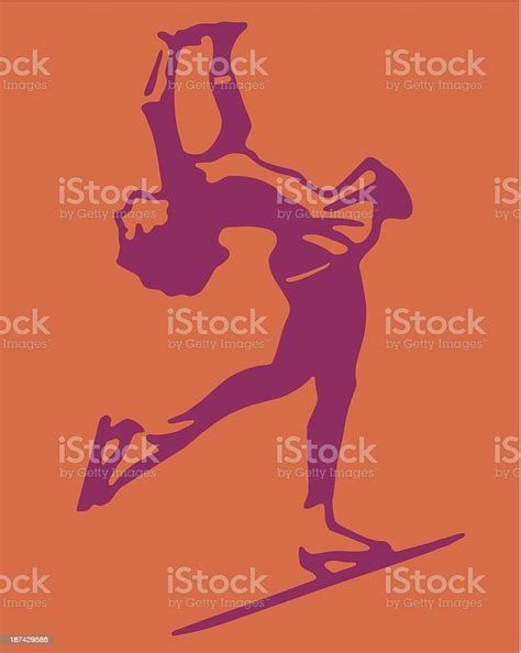 Female Ice Skater Stock Illustration Download Image Now Ice Skating Figure Skating Skating