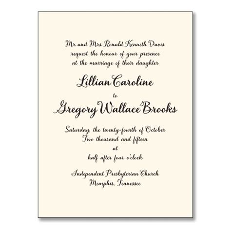 Salutations William Arthur Engraved Invitations Wedding Invitations