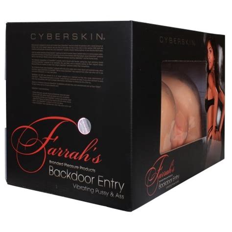 Farrahs Backdoor Entry Vibrating Cyberskin Pussy And Ass