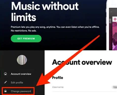 How To Chang Spotify Password Spotify Password Reset