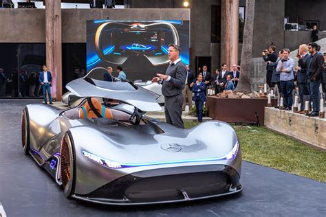 Mercedes Benz Vision Eq Silver Arrow Revealed At Pebble Beach All