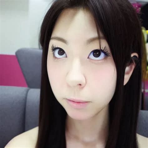 Close Up Photo Of Japanese Av Idol Face Stable Diffusion