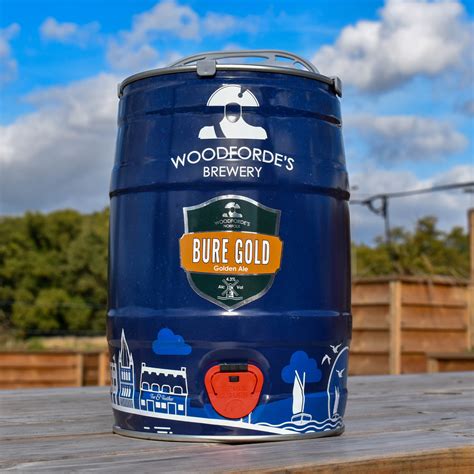 Bure Gold Golden Ale 5l Mini Keg Woodfordes Brewery