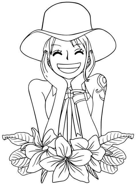 nami coloring sheet nami coloring pages disegni da colorare per bambini e adulti