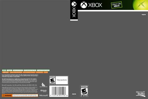 Xbox Cover Template By Etschannel On Deviantart